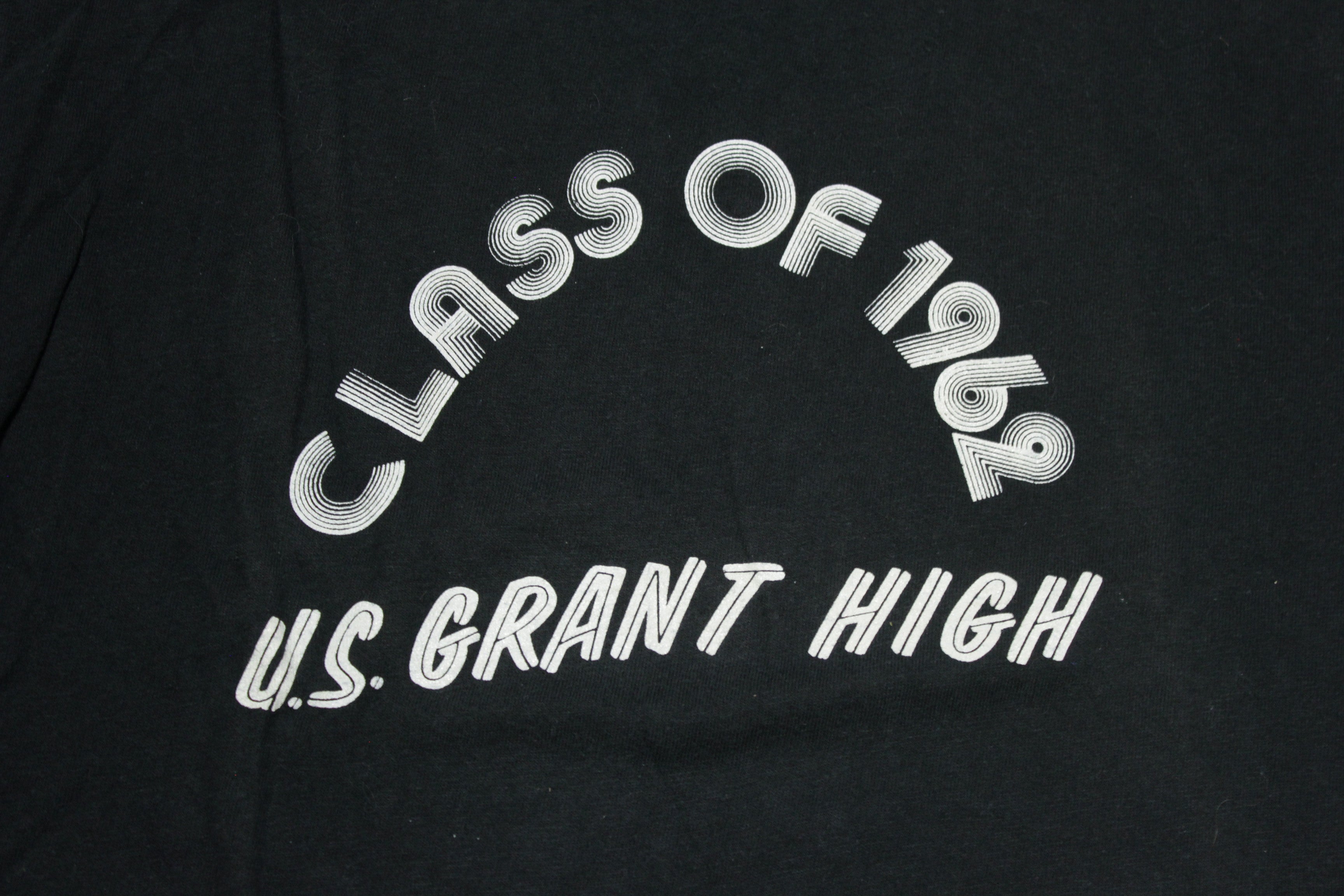 1962 U.S. Grant High School Class T-Shirt - 80's Style, Single Stitch