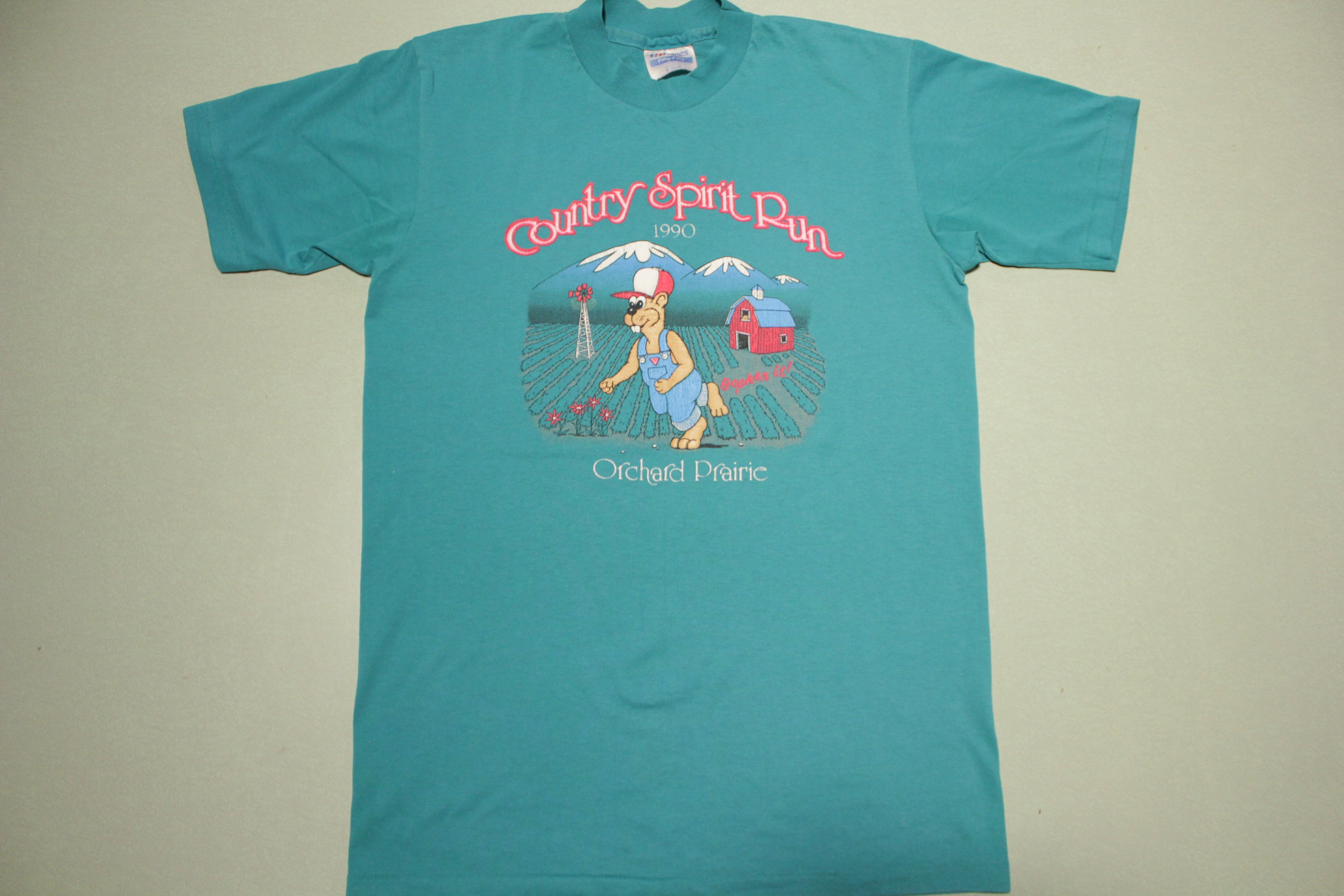 1990 Country Spirit Run Vintage 90s Orchard Prairie Single Stitch T-Shirt