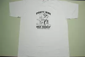 39th Birthday Vintage 80's Funny Offensive Nude T-Shirt (Single Stitched)