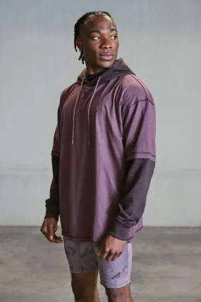 boohooMAN UK Active Oversized Extended Neck Stitch T-shirt