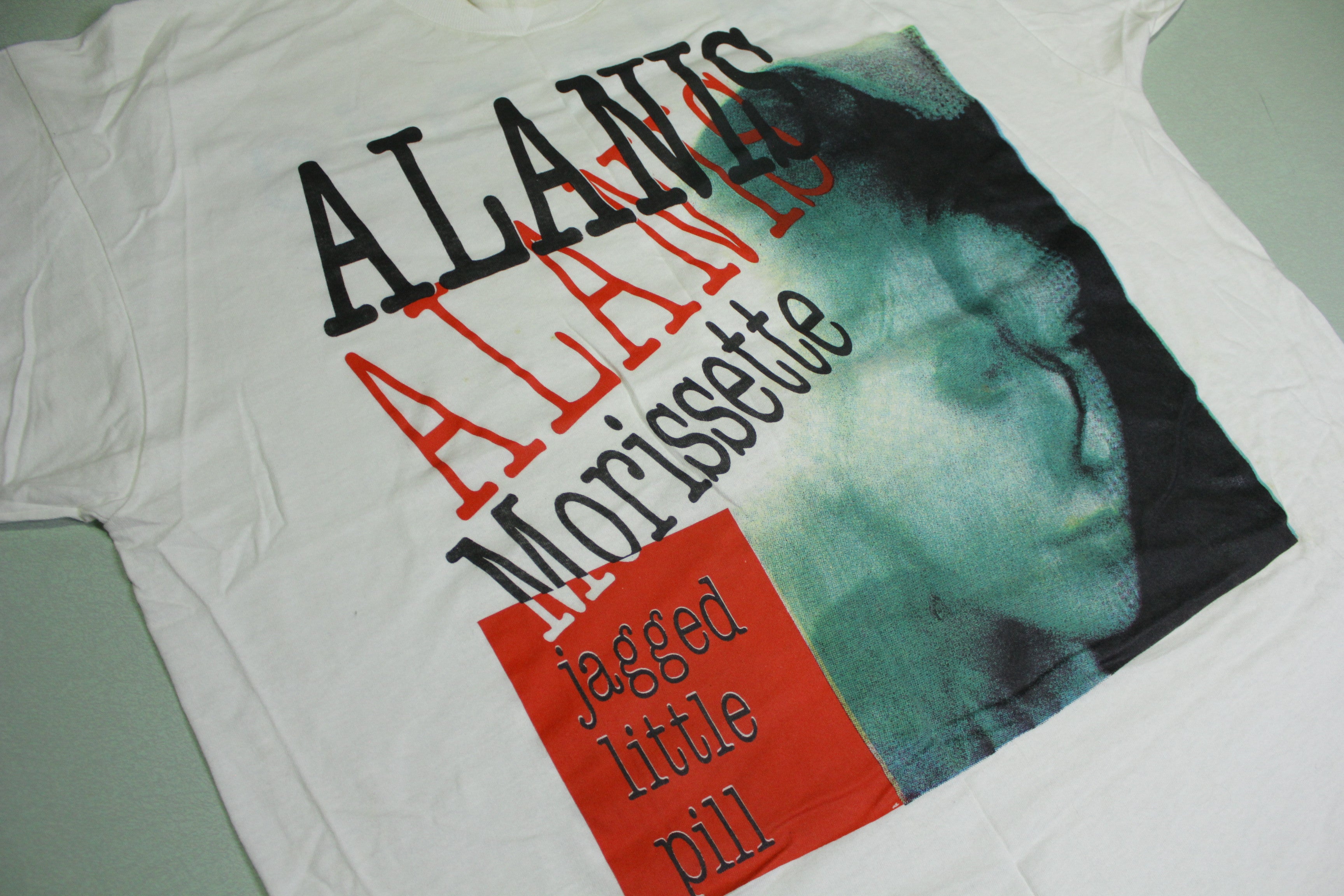 Alanis Morissette 1996 Jagged Little Pill Vintage Concert Tour T-Shirt