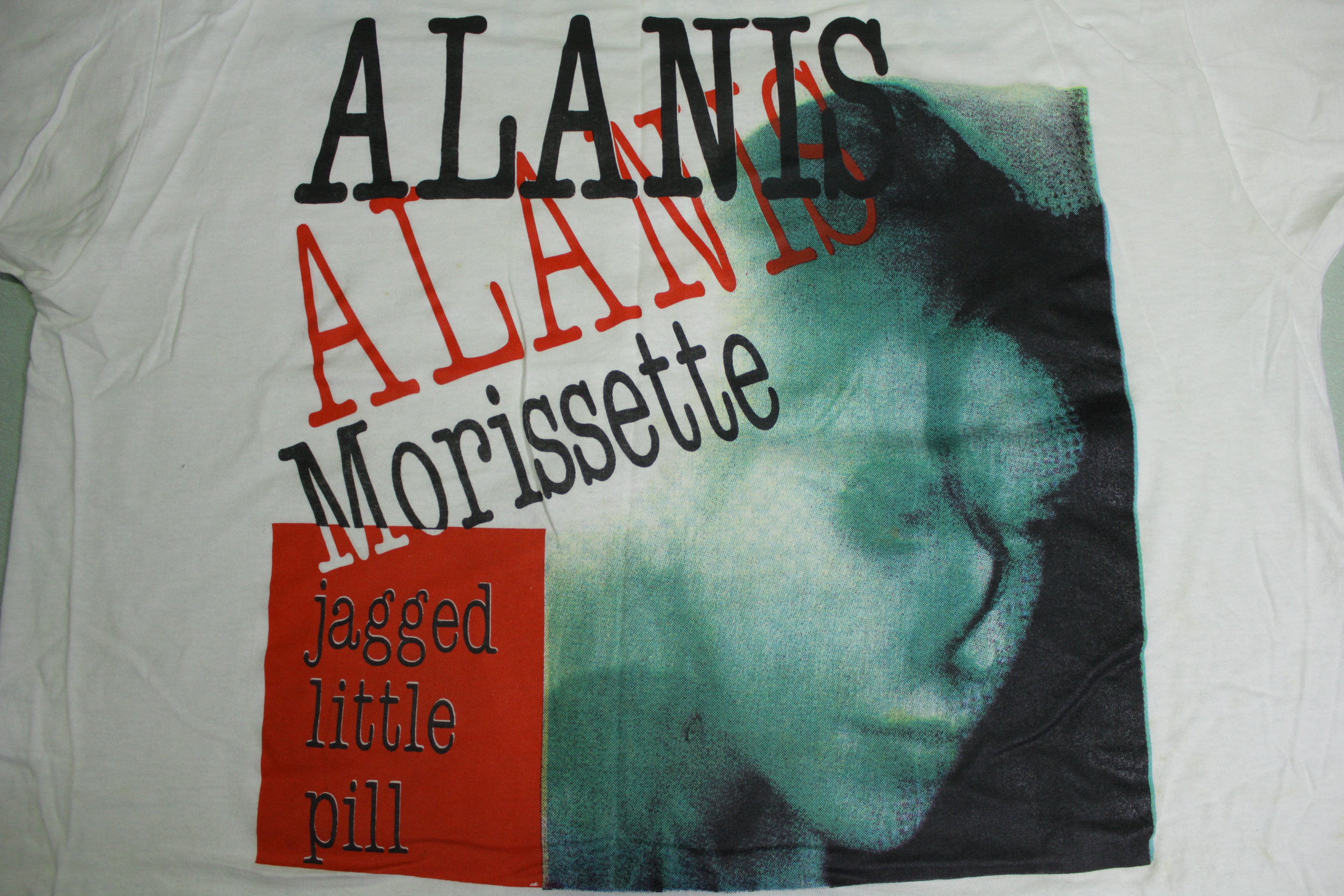 Alanis Morissette 1996 Jagged Little Pill Vintage Concert Tour T-Shirt