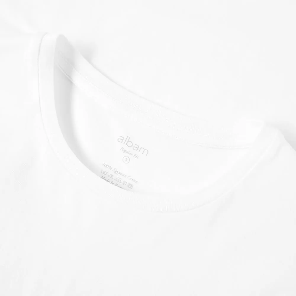 Albam Classic Tee - White & Grey 2 Pack