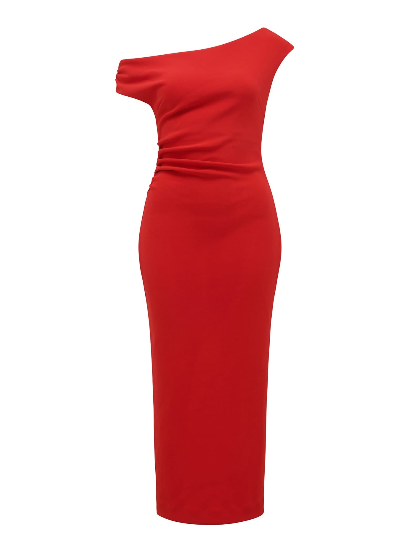 Alexa Shoulder Bodycon Midi Dress