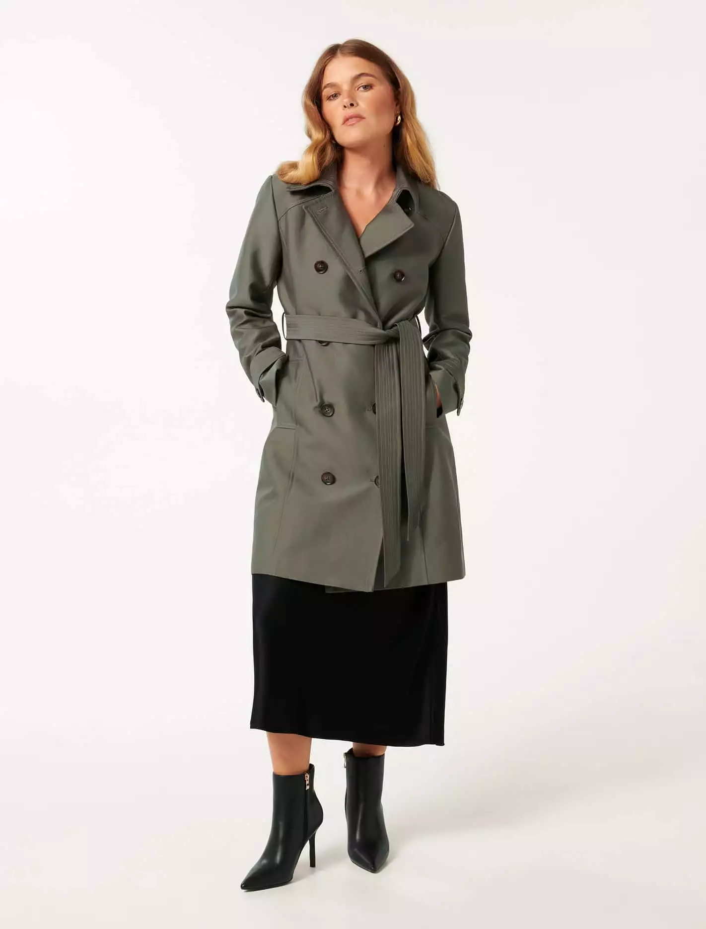 Alicia Petite Trench Coat.