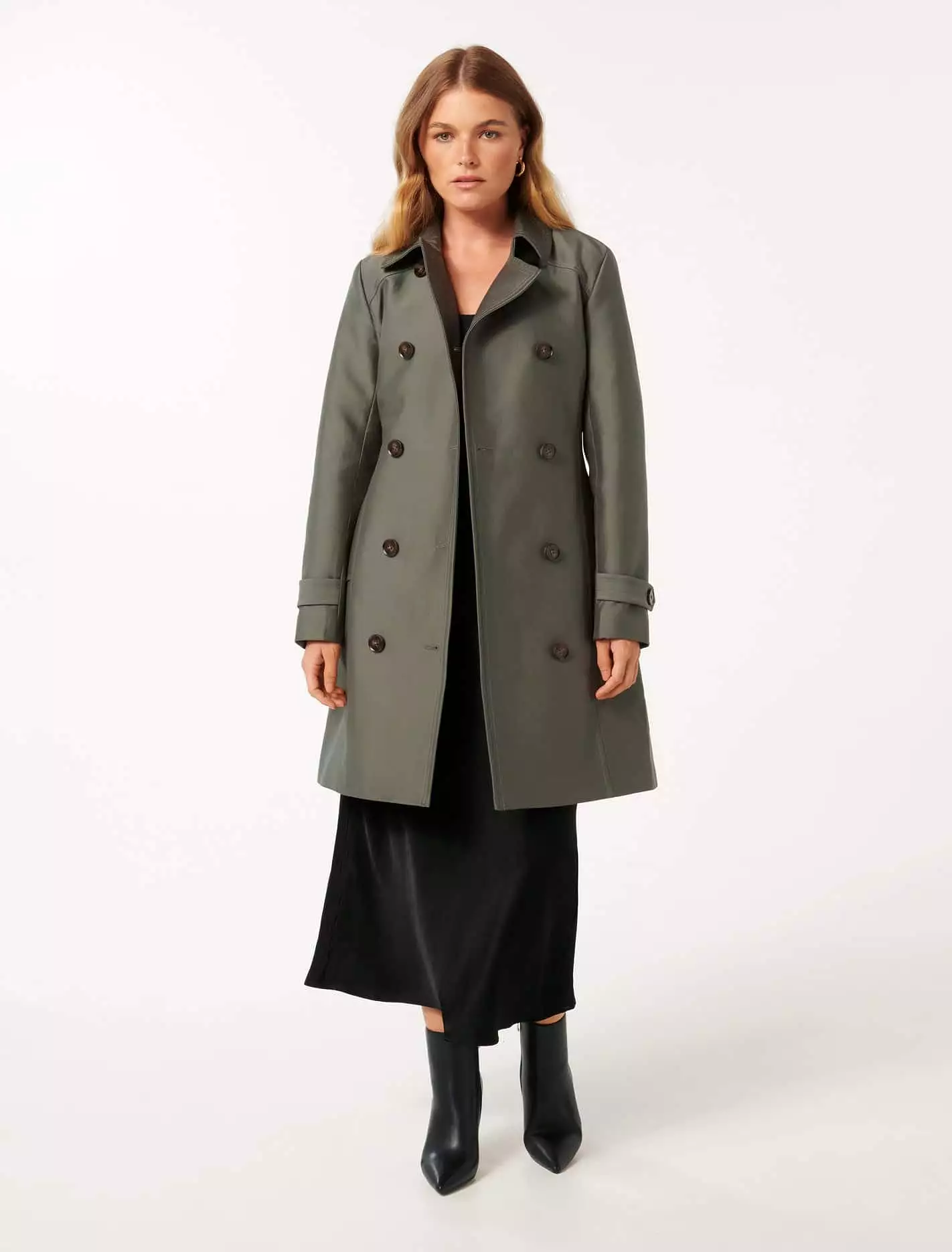 Alicia Petite Trench Coat.