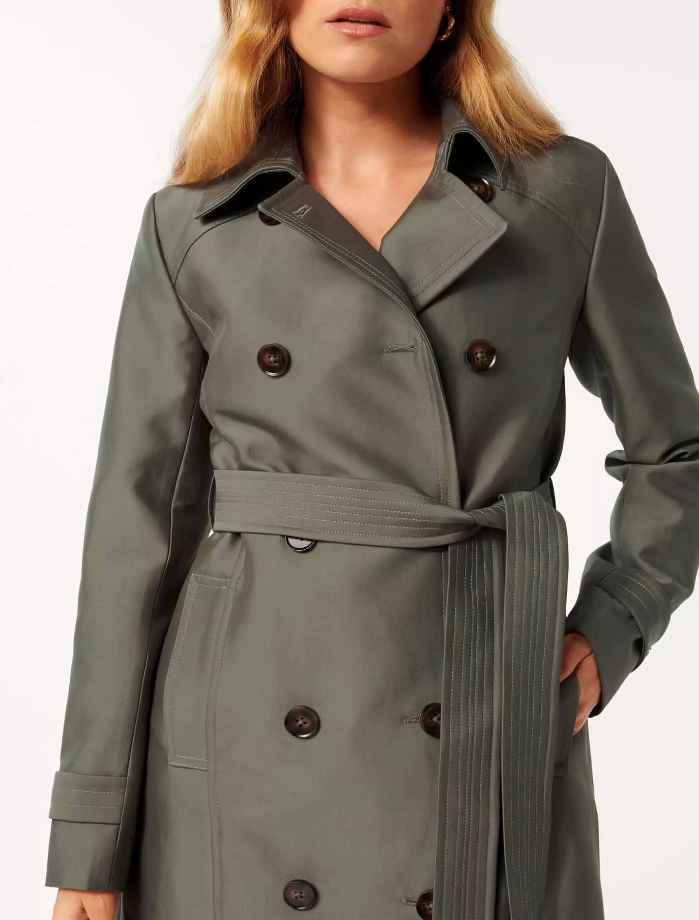 Alicia Petite Trench Coat.