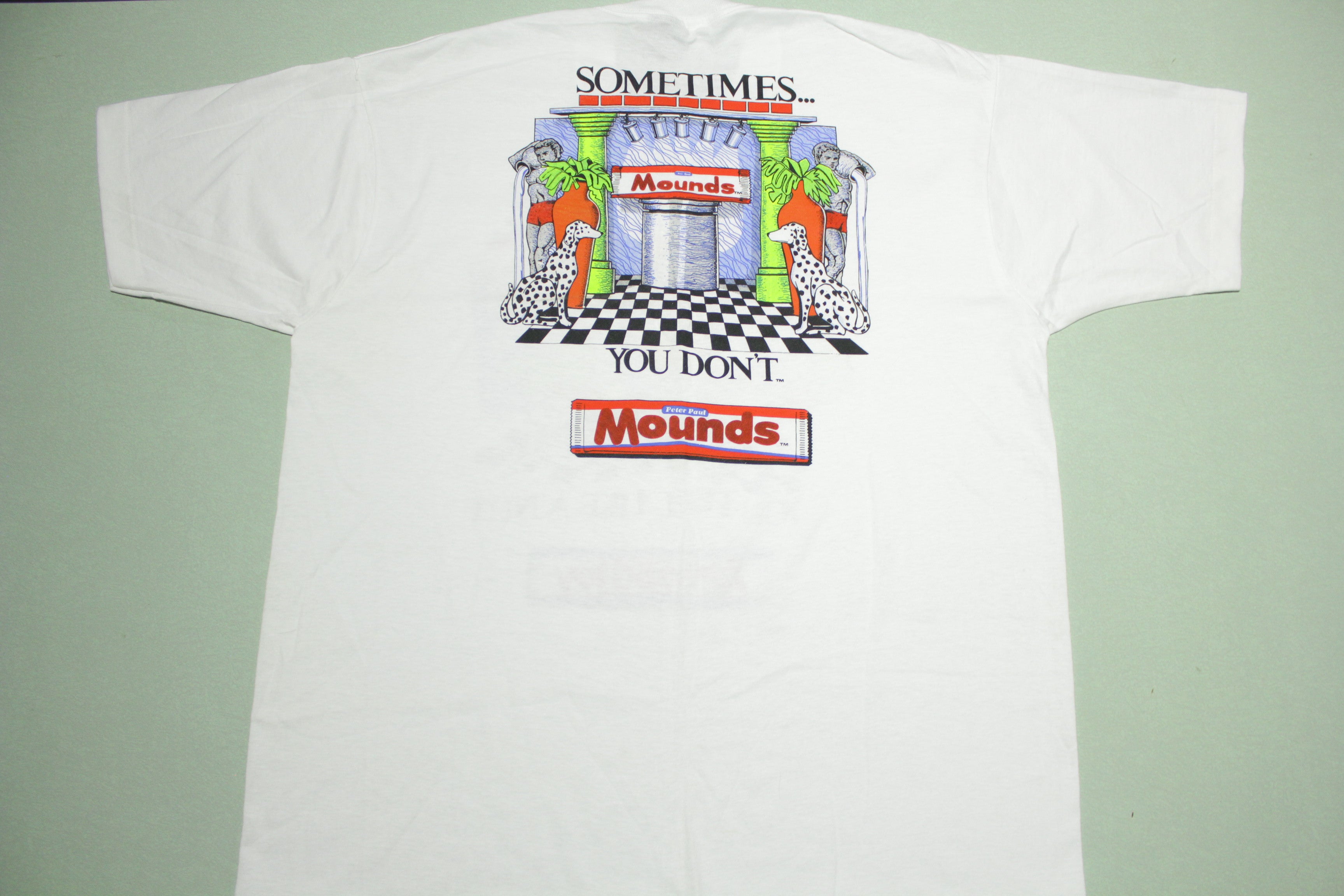 Almond Joy Mounds Nutty Vintage 90s USA T-Shirt