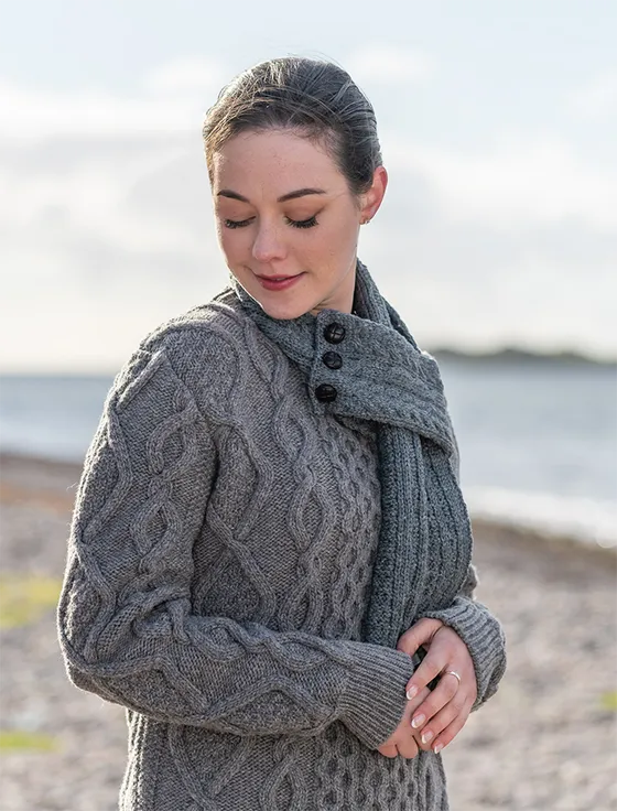 Aran Infinity Scarf