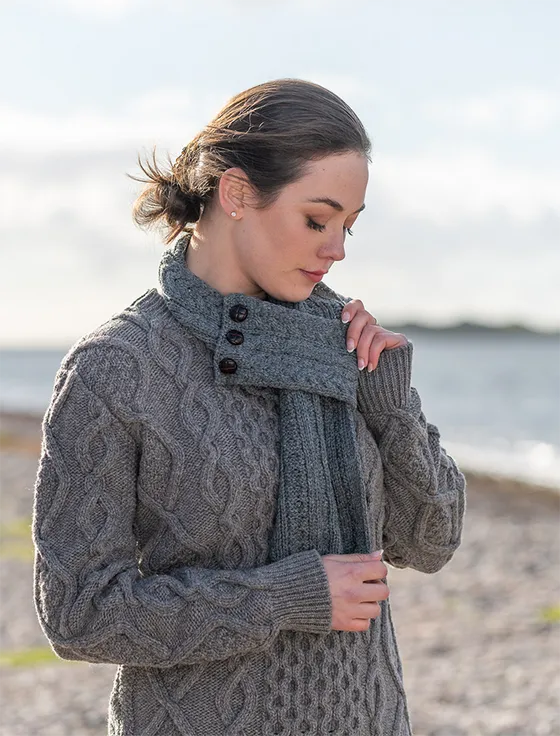 Aran Infinity Scarf