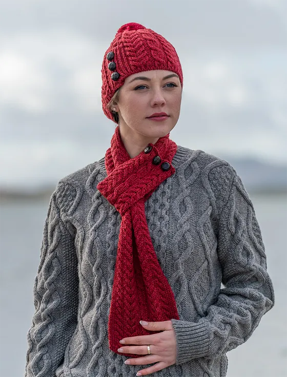 Aran Infinity Scarf