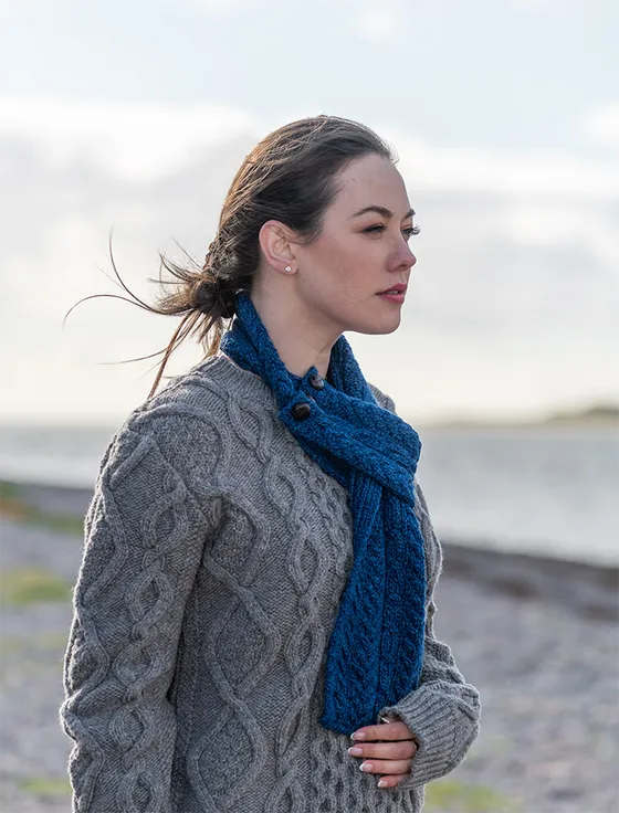 Aran Infinity Scarf