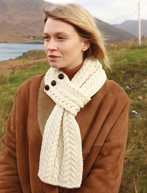 Aran Infinity Scarf