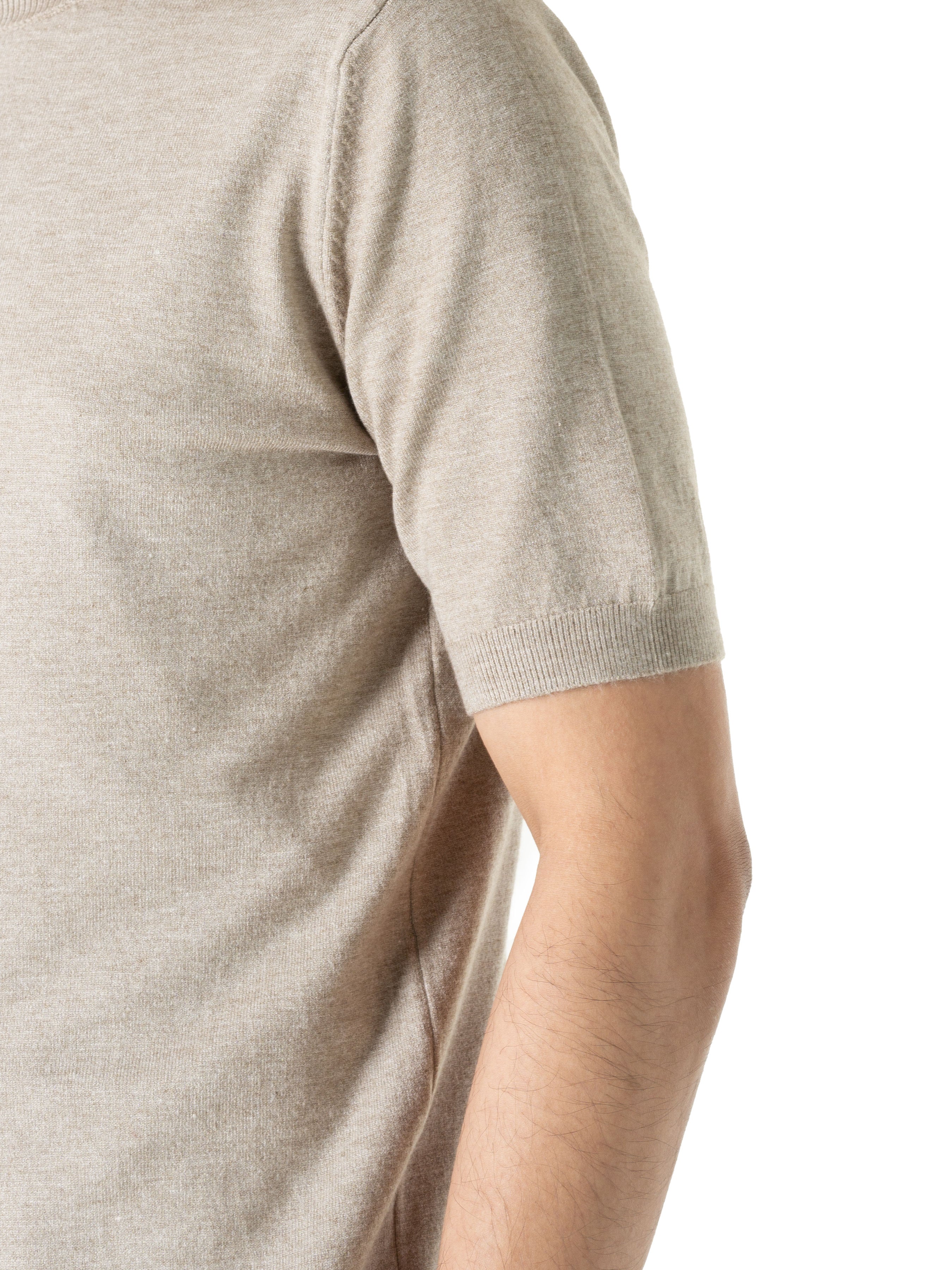 ash grey crew neck tee