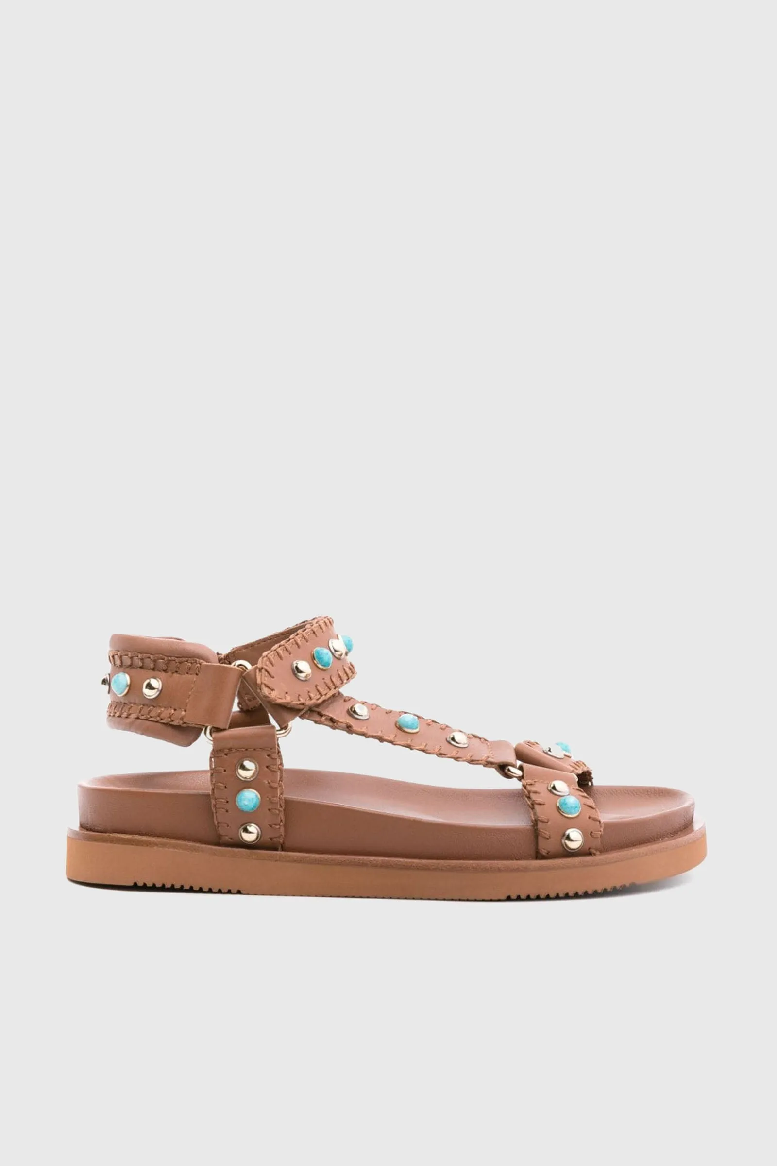 Ash Sandalo Utopia Leather Cuoio - Shop now for trendy sandals in leather finish.