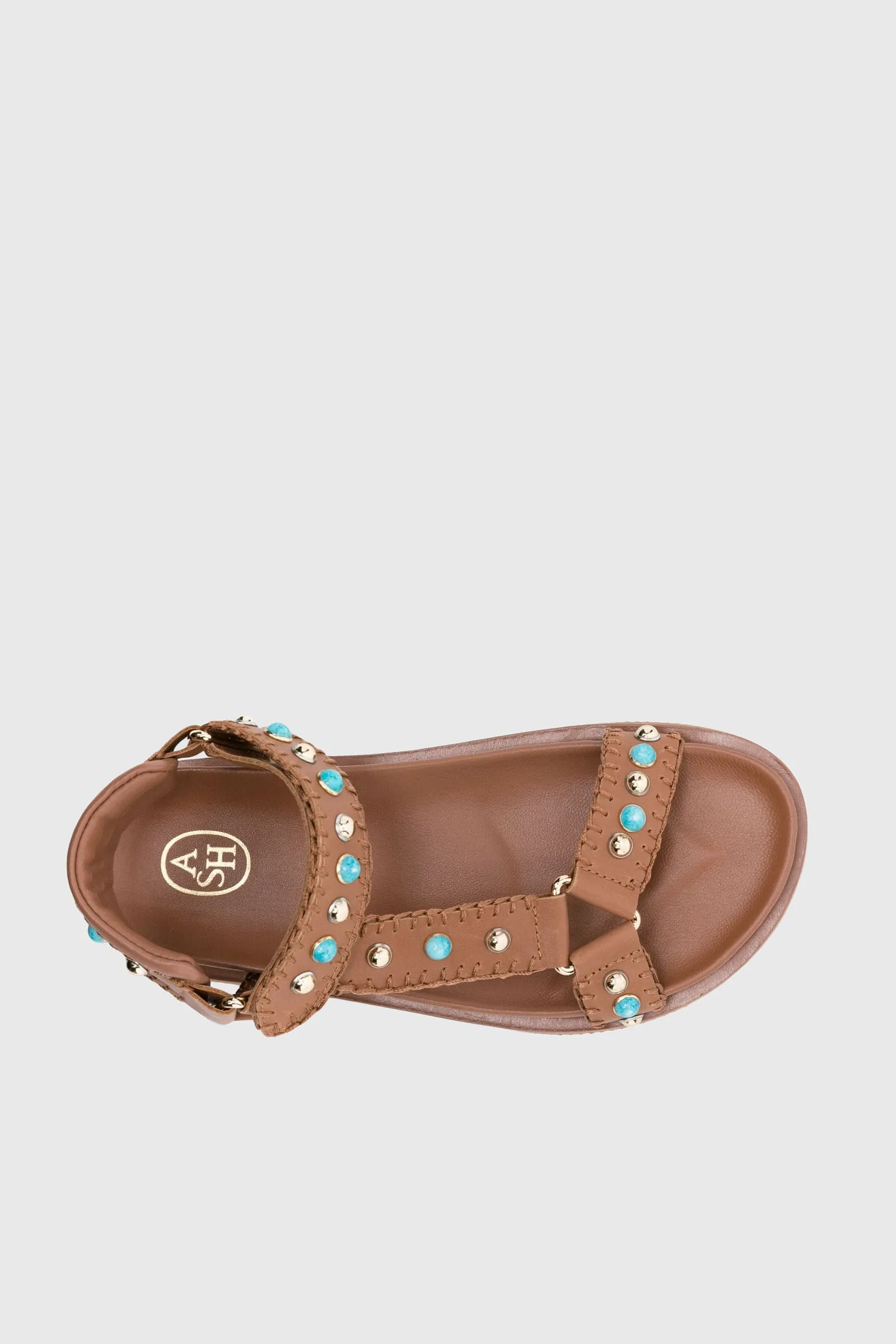 Ash Sandalo Utopia Leather Cuoio - Shop now for trendy sandals in leather finish.