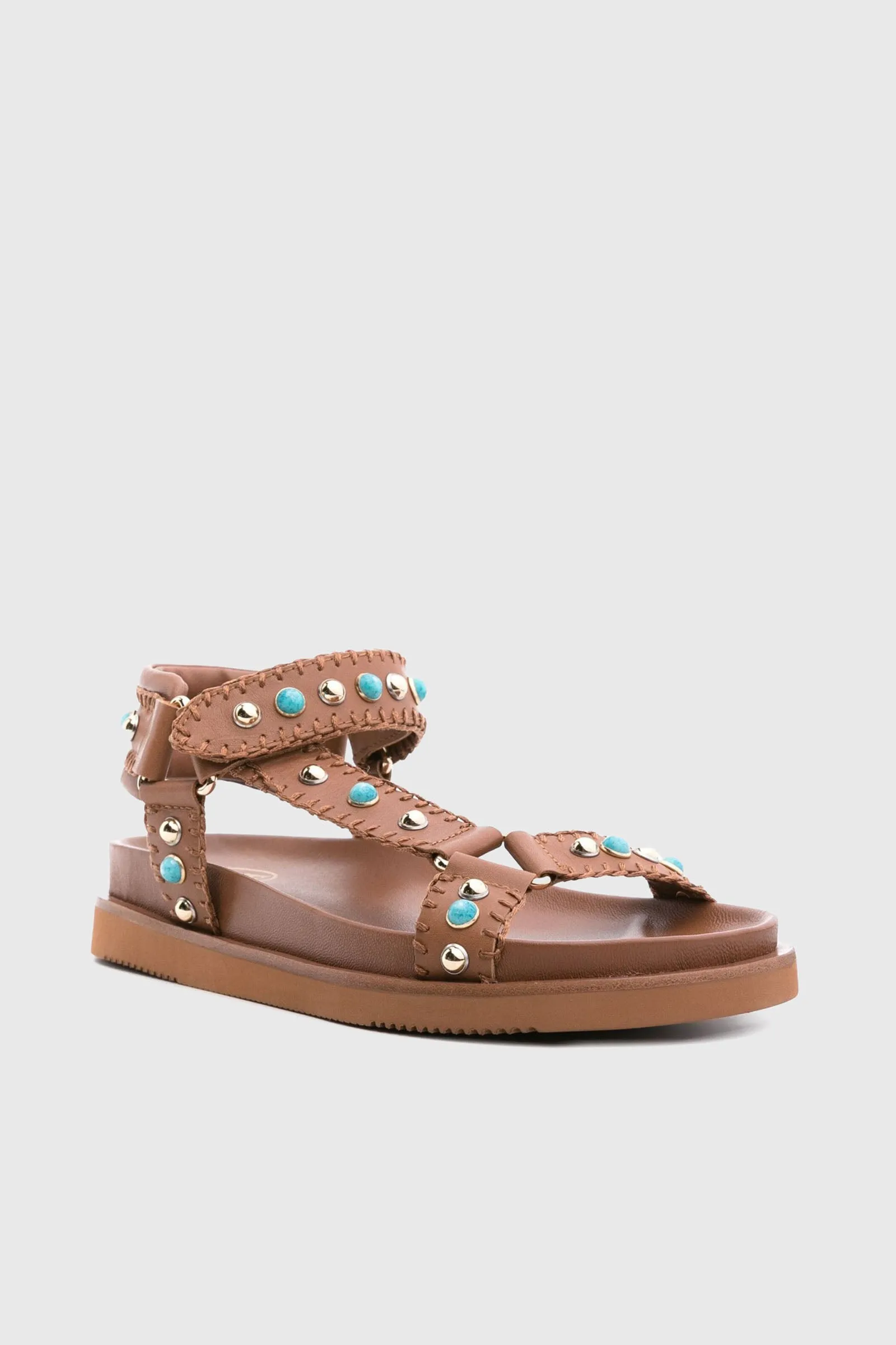 Ash Sandalo Utopia Leather Cuoio - Shop now for trendy sandals in leather finish.