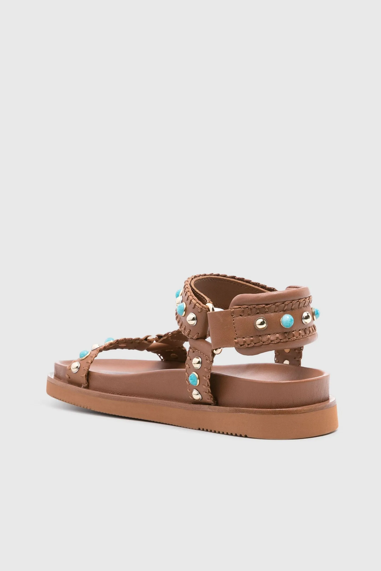 Ash Sandalo Utopia Leather Cuoio - Shop now for trendy sandals in leather finish.