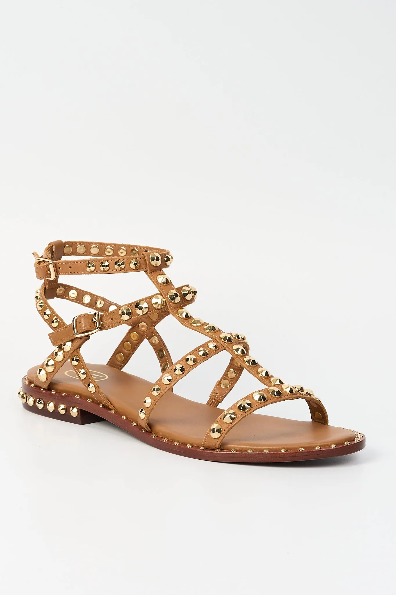 ash sandals with precious studs and leather for women