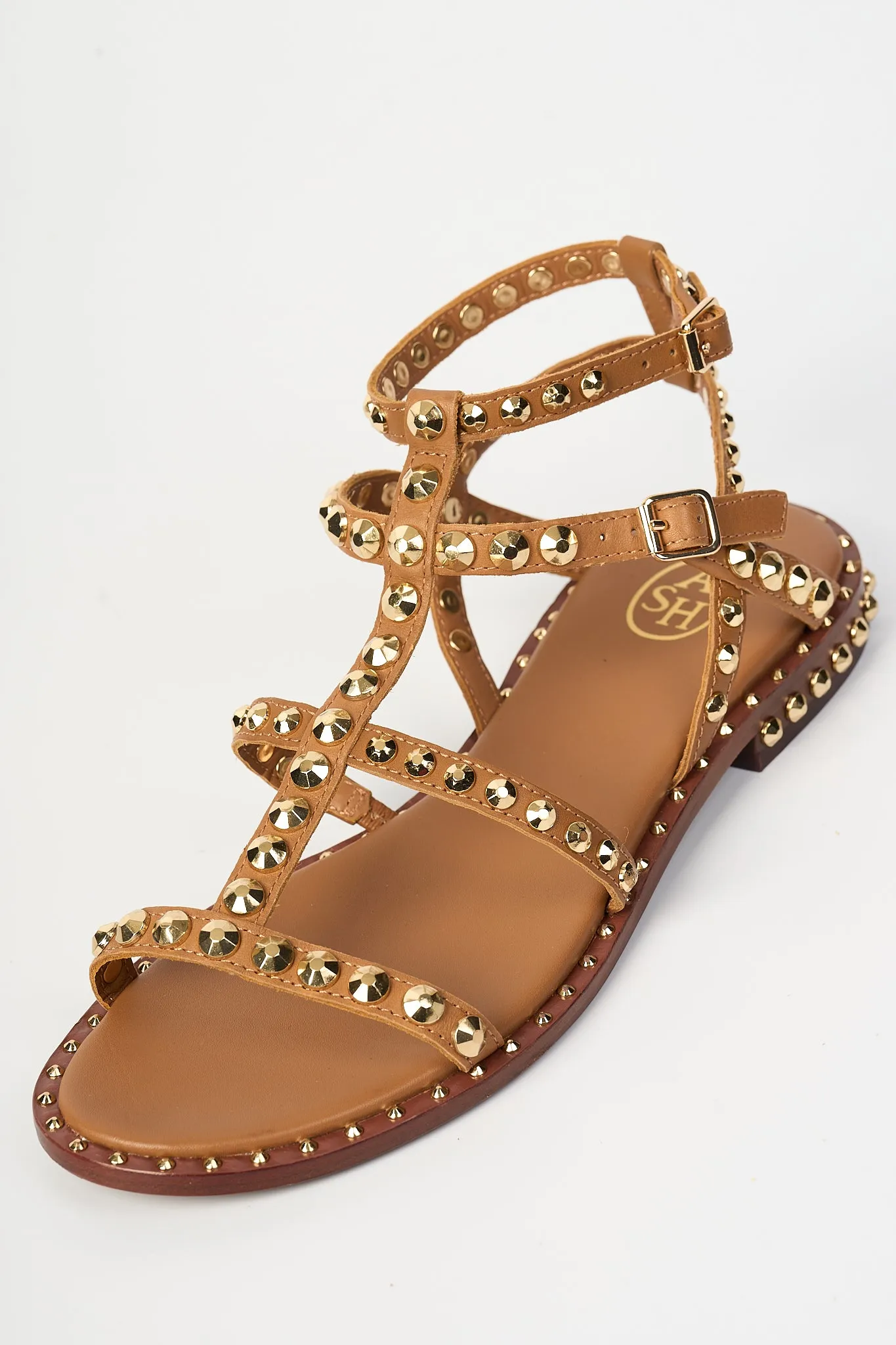 ash sandals with precious studs and leather for women