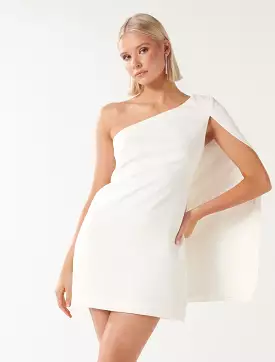 Asymm Cape Mini Dress - Hartley Collection | Shop Now