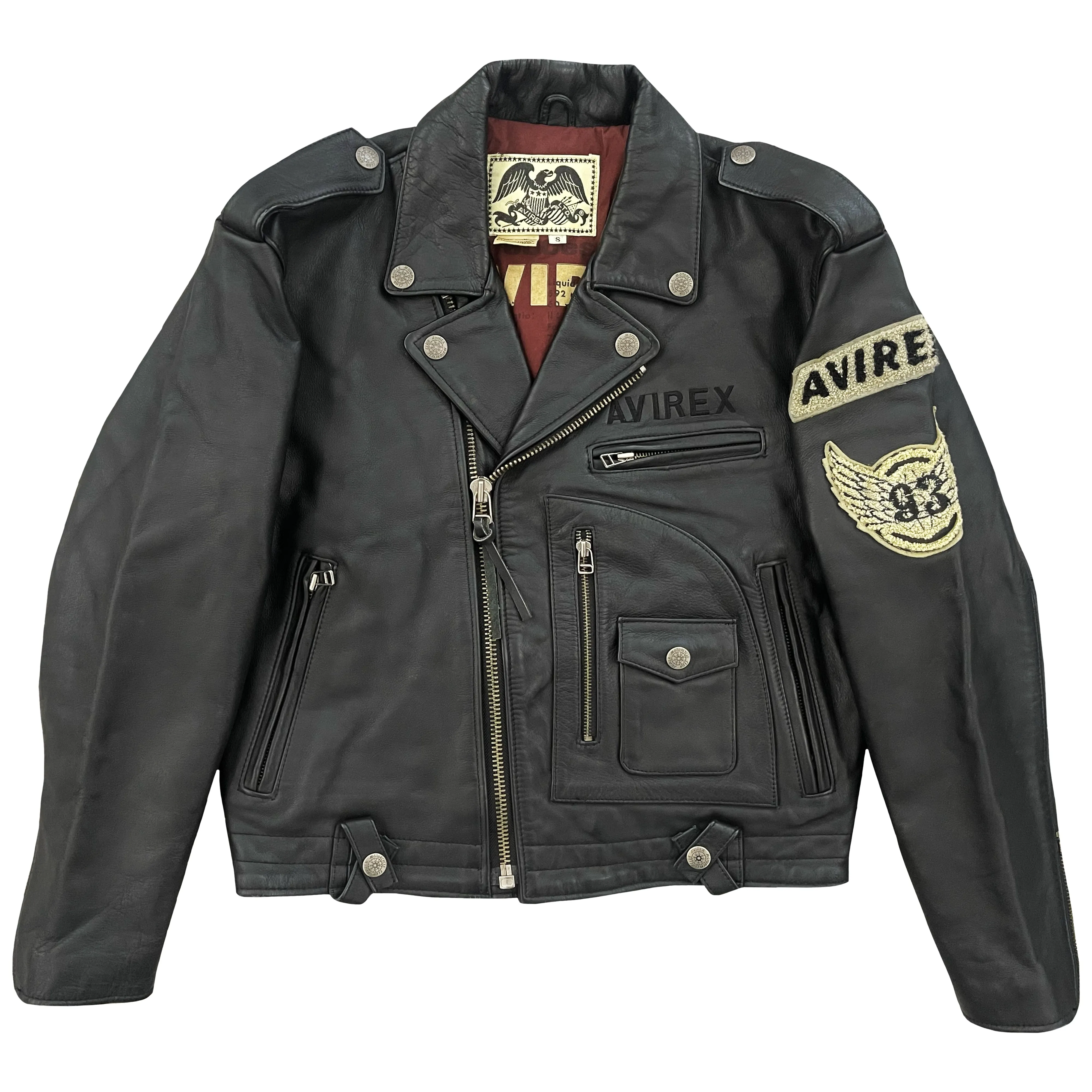 Avirex Leather Biker Jacket