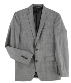 Bar Iii Mens Glen Plaid Two Button Blazer Jacket, TW1