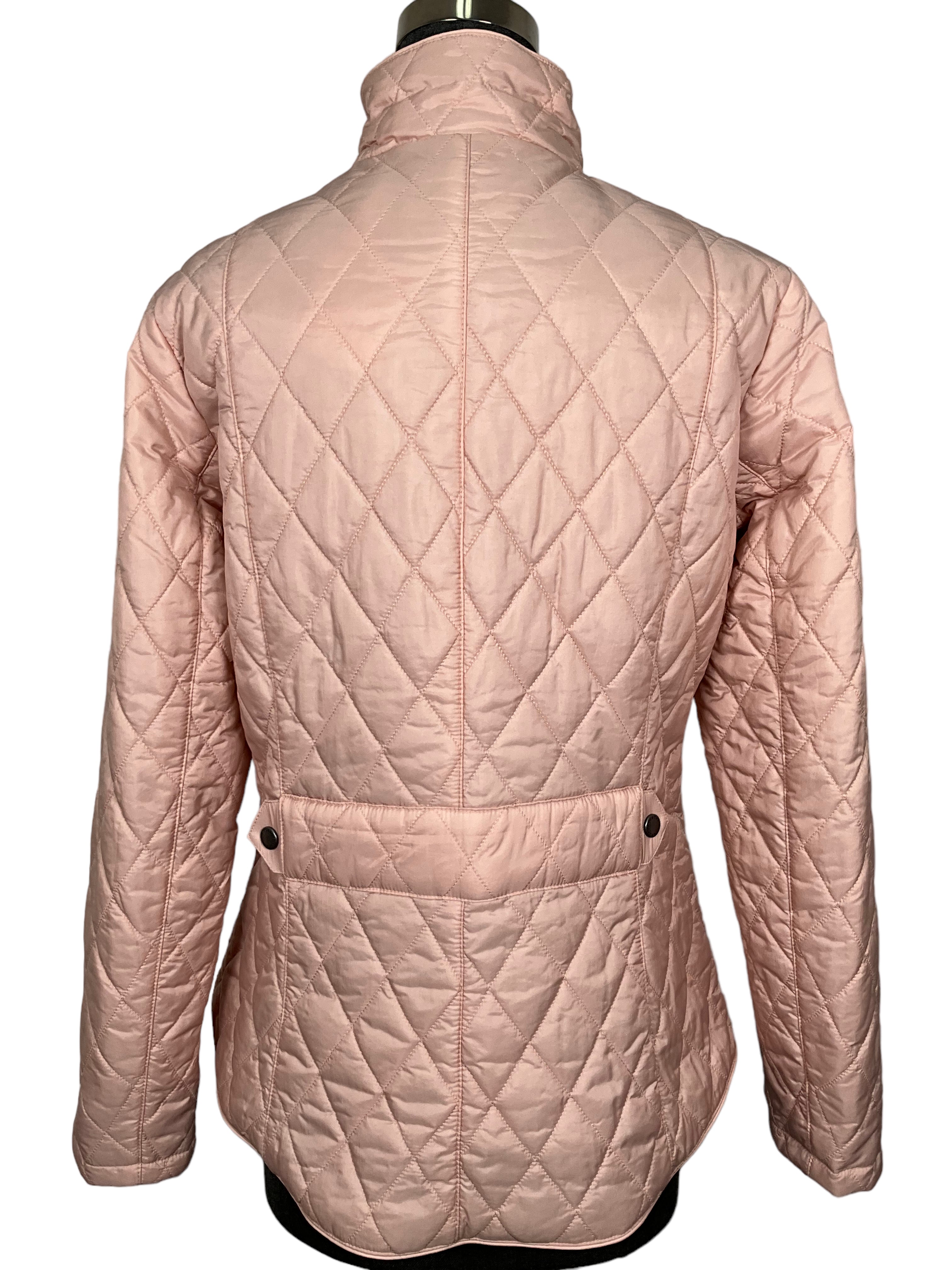 Barbour Down Jacket Pink Quilted M Size