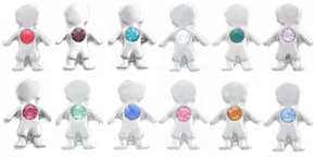 BCB - Birthstone Charms for Floating Locket, Boy