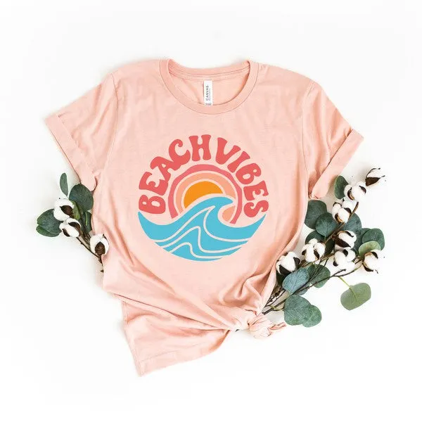 Beach Vibes Short Sleeve Graphic T-Shirt