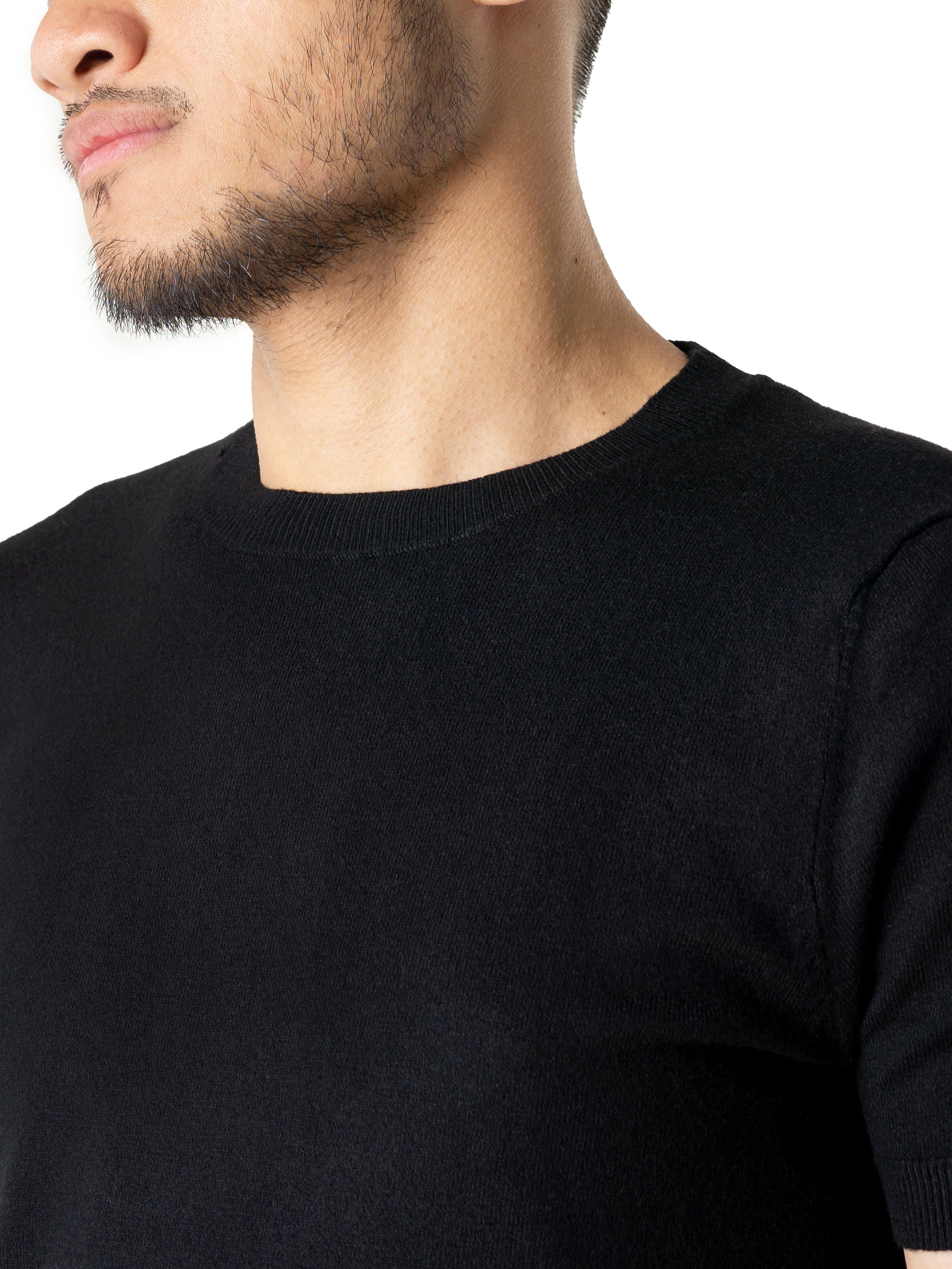 Black Crew Neck T-Shirt