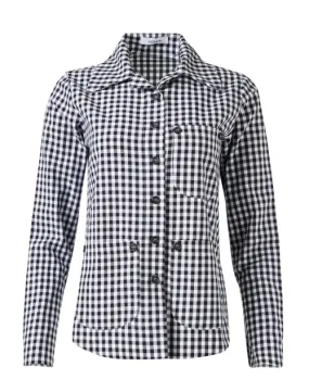 Black White Gingham Jacket