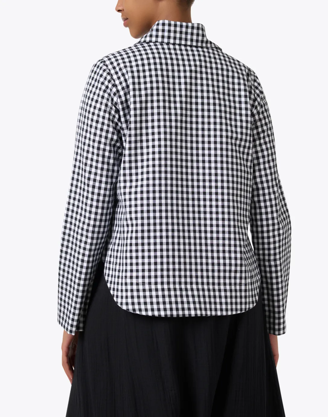 Black White Gingham Jacket