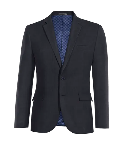  Blazer azul marino de Lana Merino super 100s slim fit