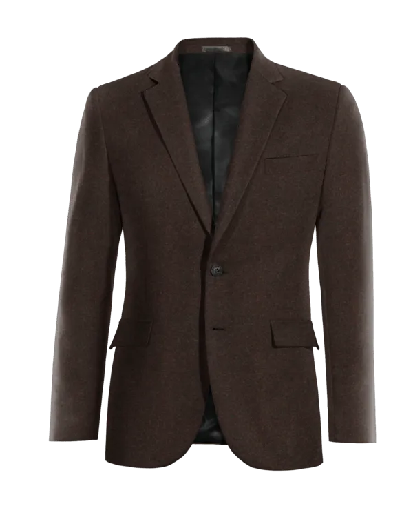  Blazer marron rojizo de donegal tweed edición limitada