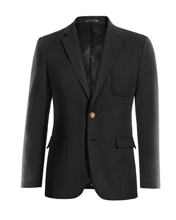  Blazer negro Ónix slim fit