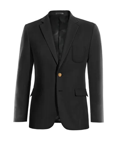  Blazer negro Ónix slim fit