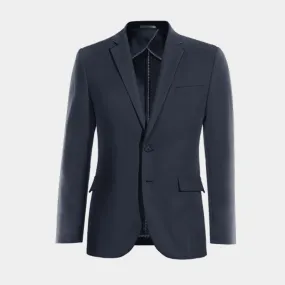  Blazer sin forro azul marino slim fit