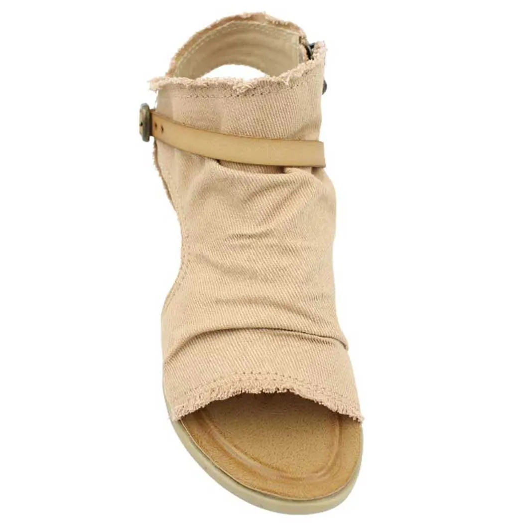 Dune Dye Wash Twill Blowfish Burn Sandal (Women's)