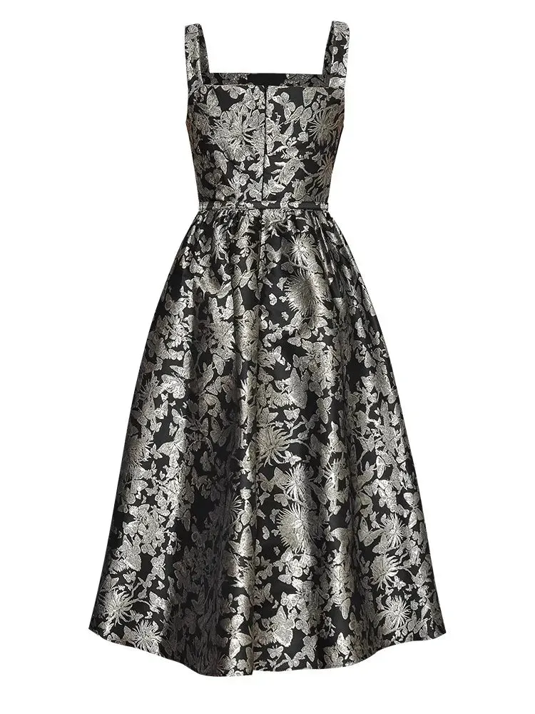 Vintage Jacquard Dress at Bodie