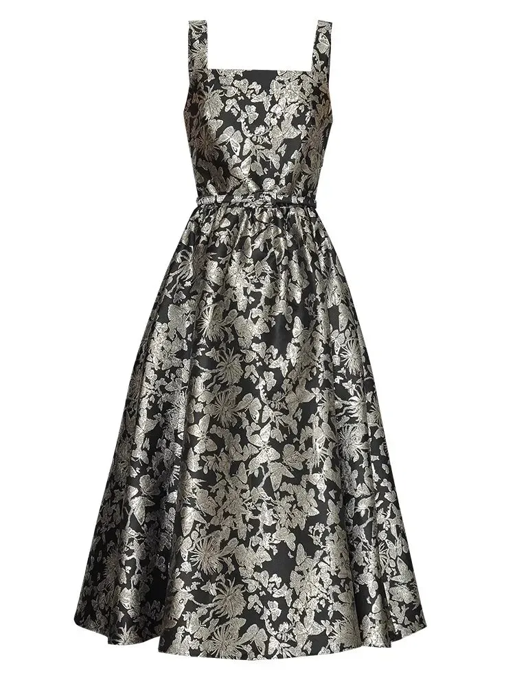 Vintage Jacquard Dress at Bodie