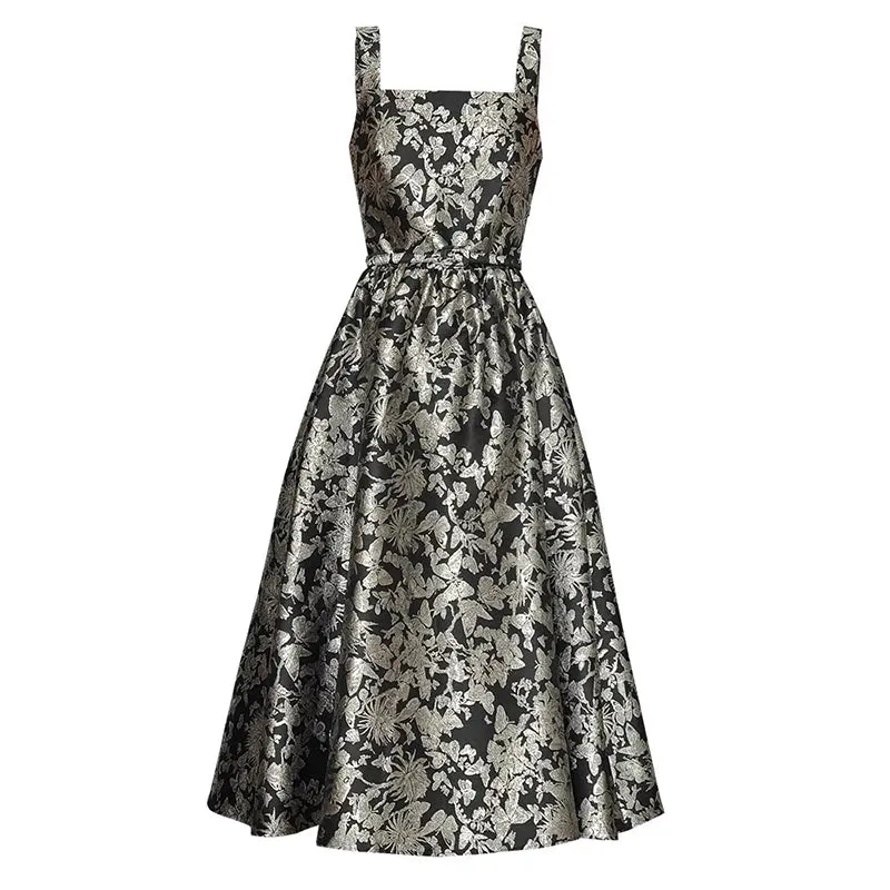 Vintage Jacquard Dress at Bodie