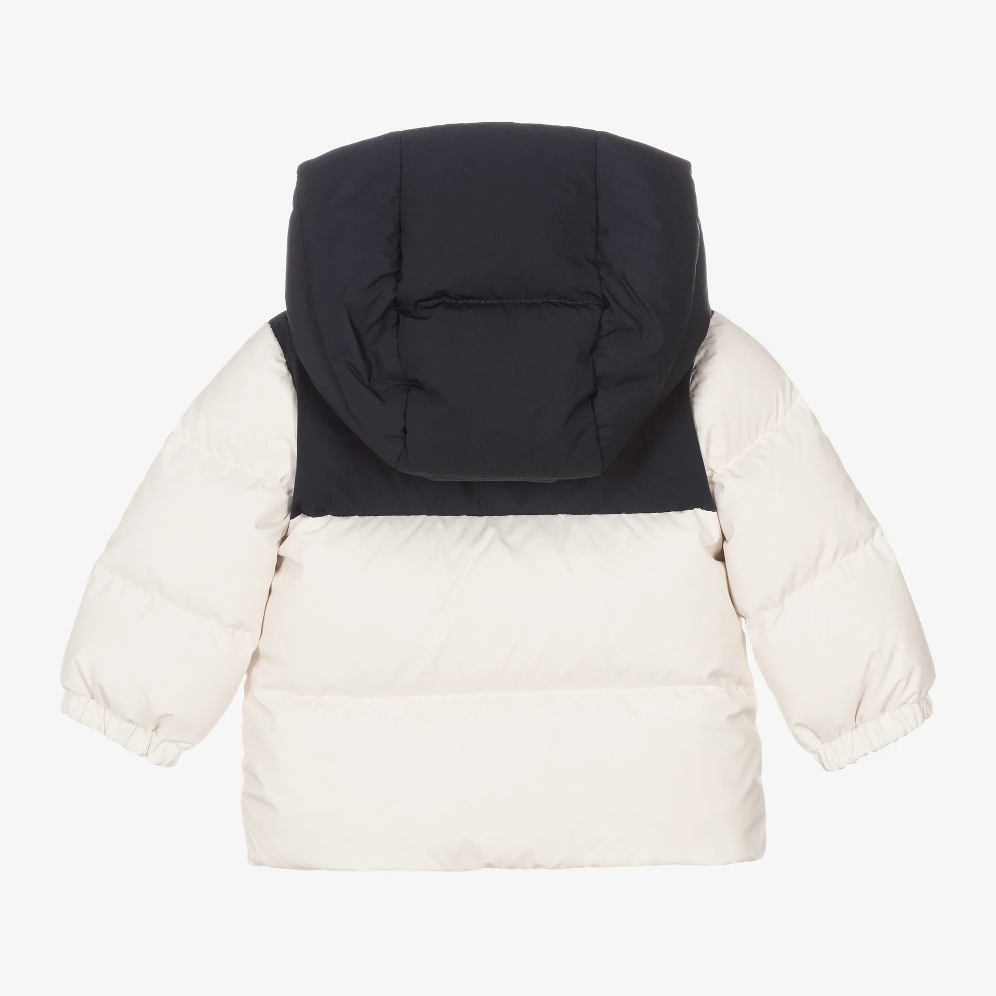 Boys Puffer Jacket Ivory Hooded - Joe Down Coat