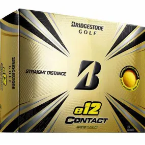 Bridgestone E12 Contact Matte Yellow 12-Pack