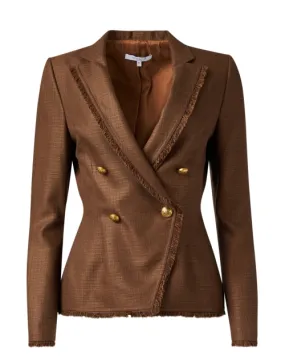 Brown Tweed Jacket by Alaia