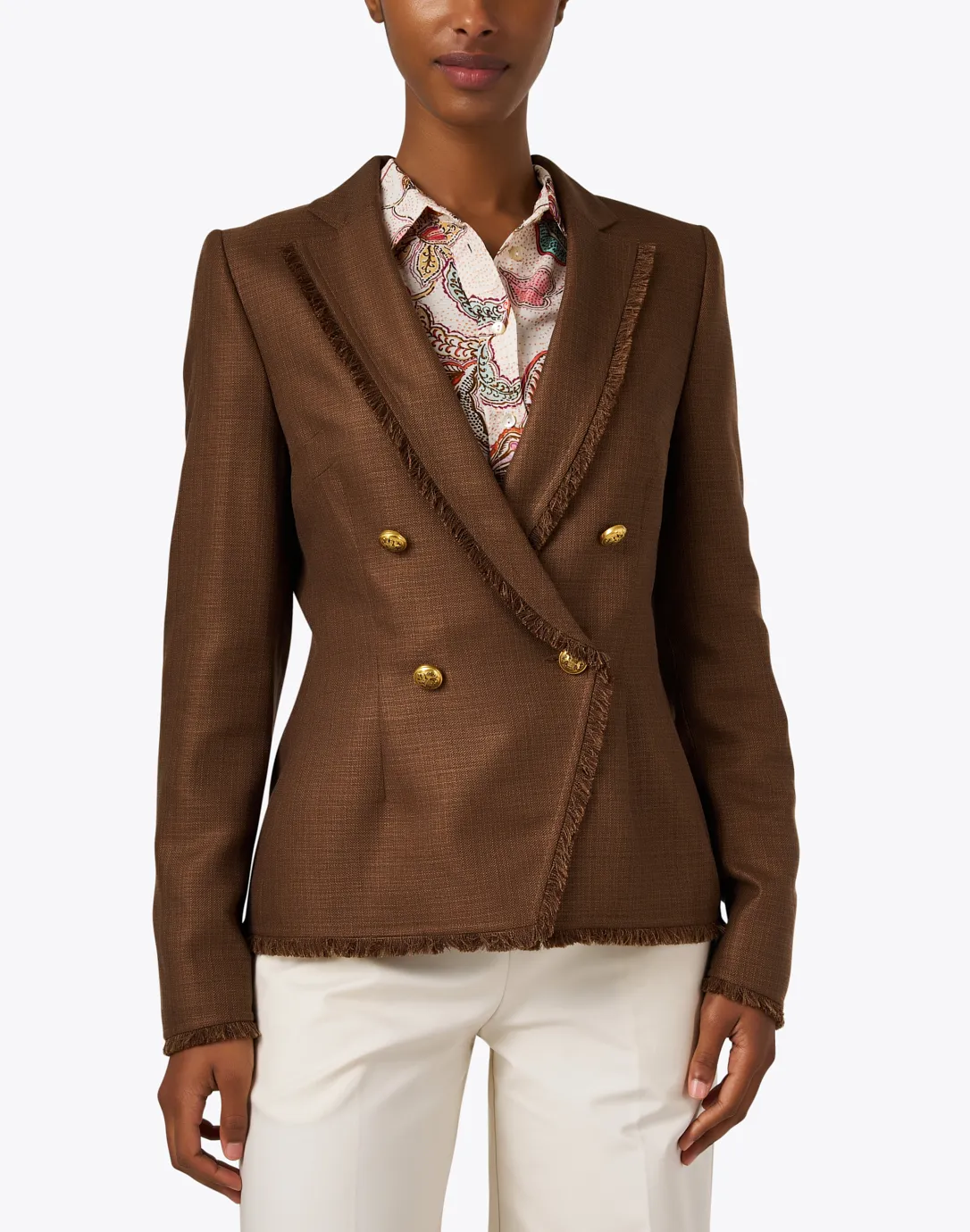 Brown Tweed Jacket by Alaia