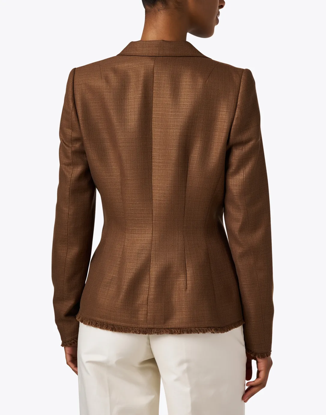 Brown Tweed Jacket by Alaia