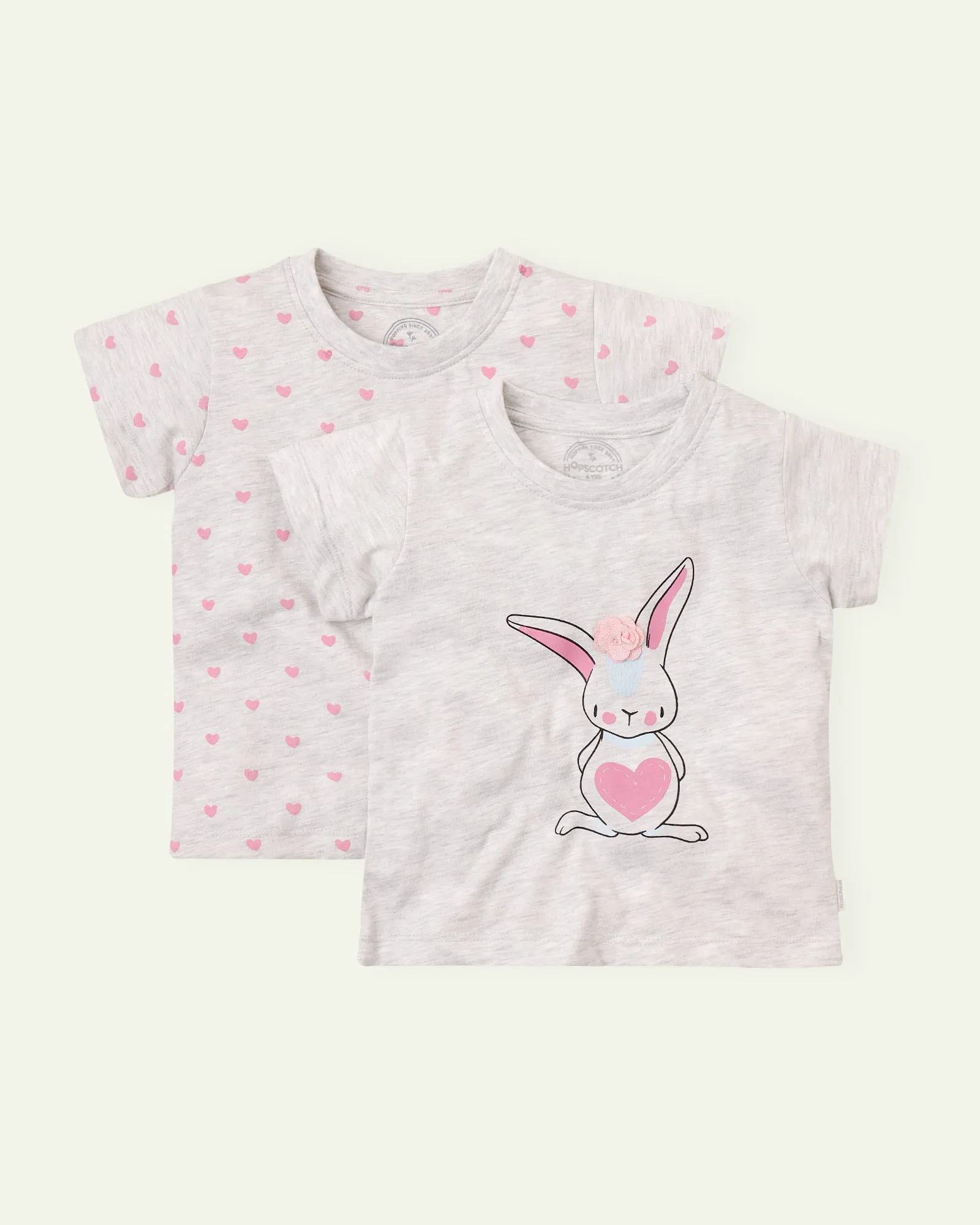 Bunny Hearts Tee Combo