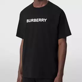 Burberry Classic Logo Tee Black - 35% Off