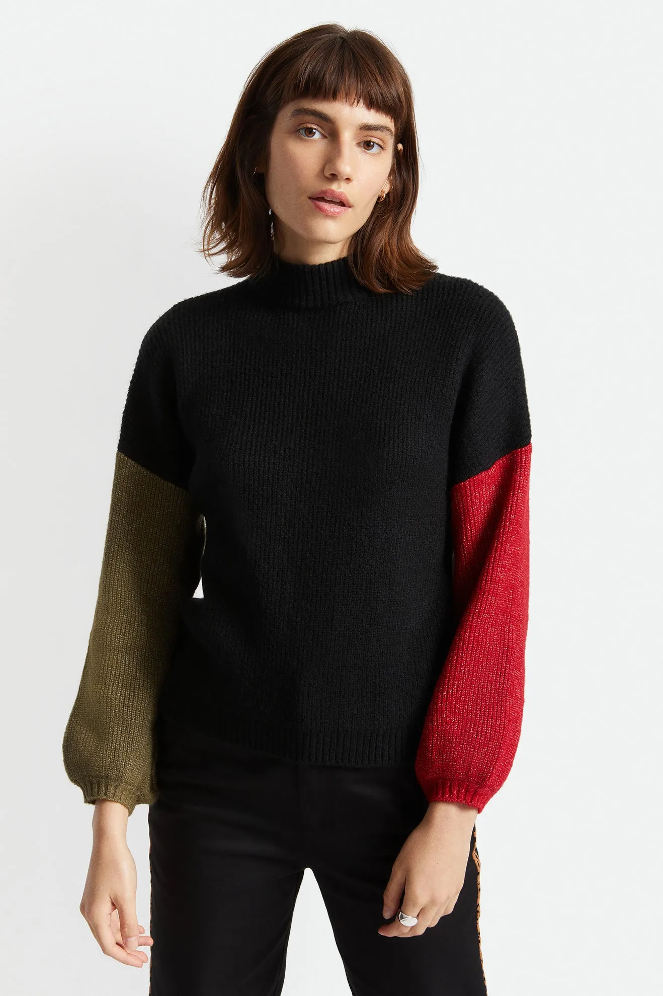 Burning Up Sweater Military Olive Chili Pepper